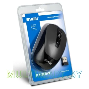 Мышь SVEN RX-380W (серый металлик) картинка 9